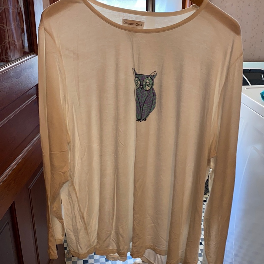 Cold water Creek Long Sleeve Lounge Shirt